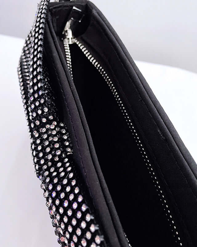 Bags Black ELINA RHINESTONE BOWTIE CLUTCH