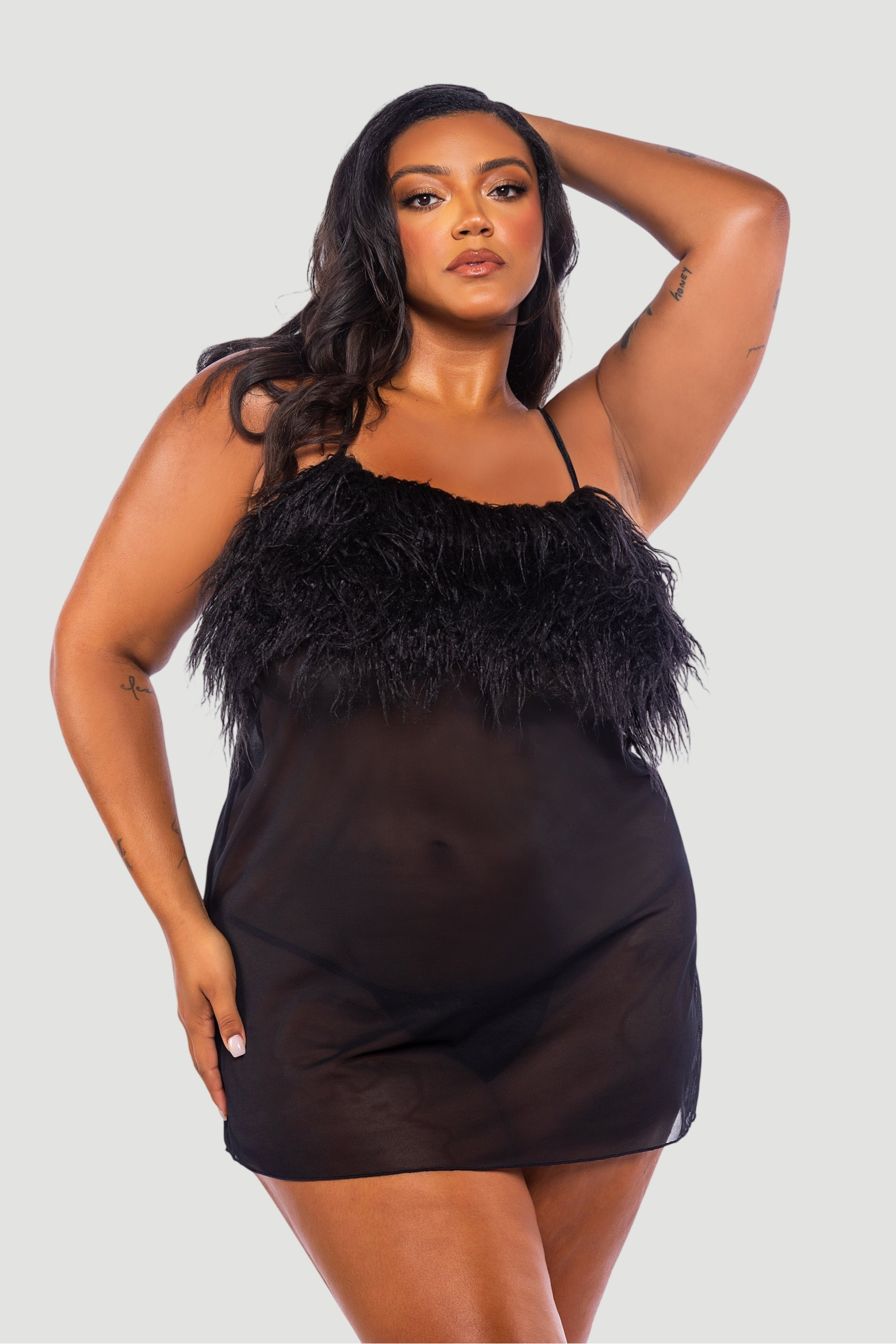 Mesh Babydoll Lingerie