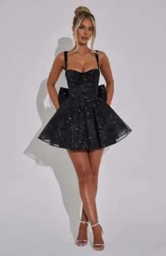 Dresses NADIA SPARKLY CORSET MINI DRESS