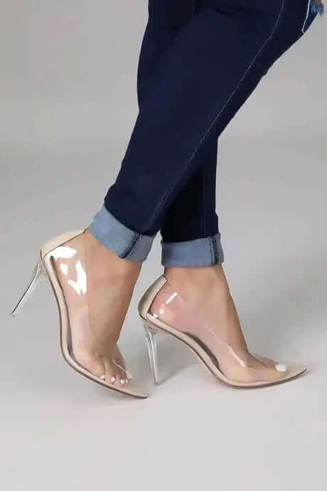 Shoes NIA CLEAR HIGH HEEL PUMPS