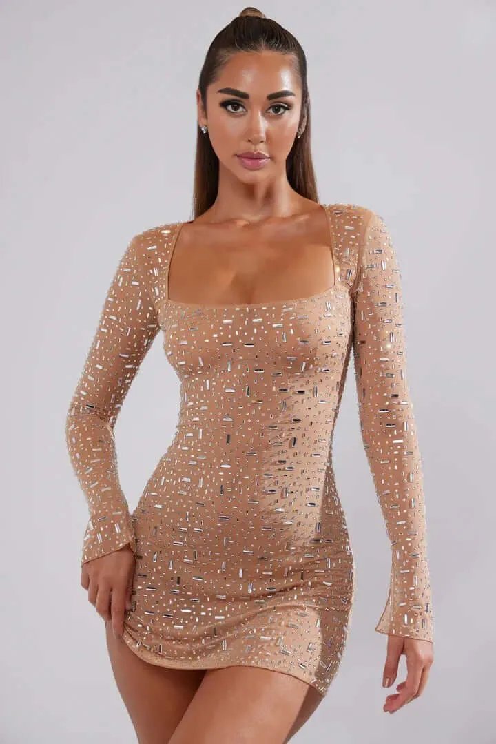 Rhinestone Party Dress