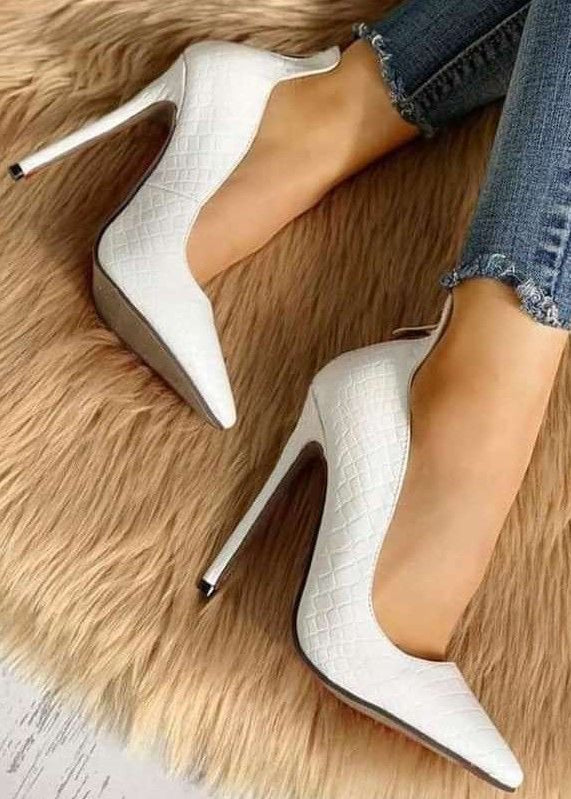 Croc Print Stiletto Heels, Pointed Toe Zip Up Pumps