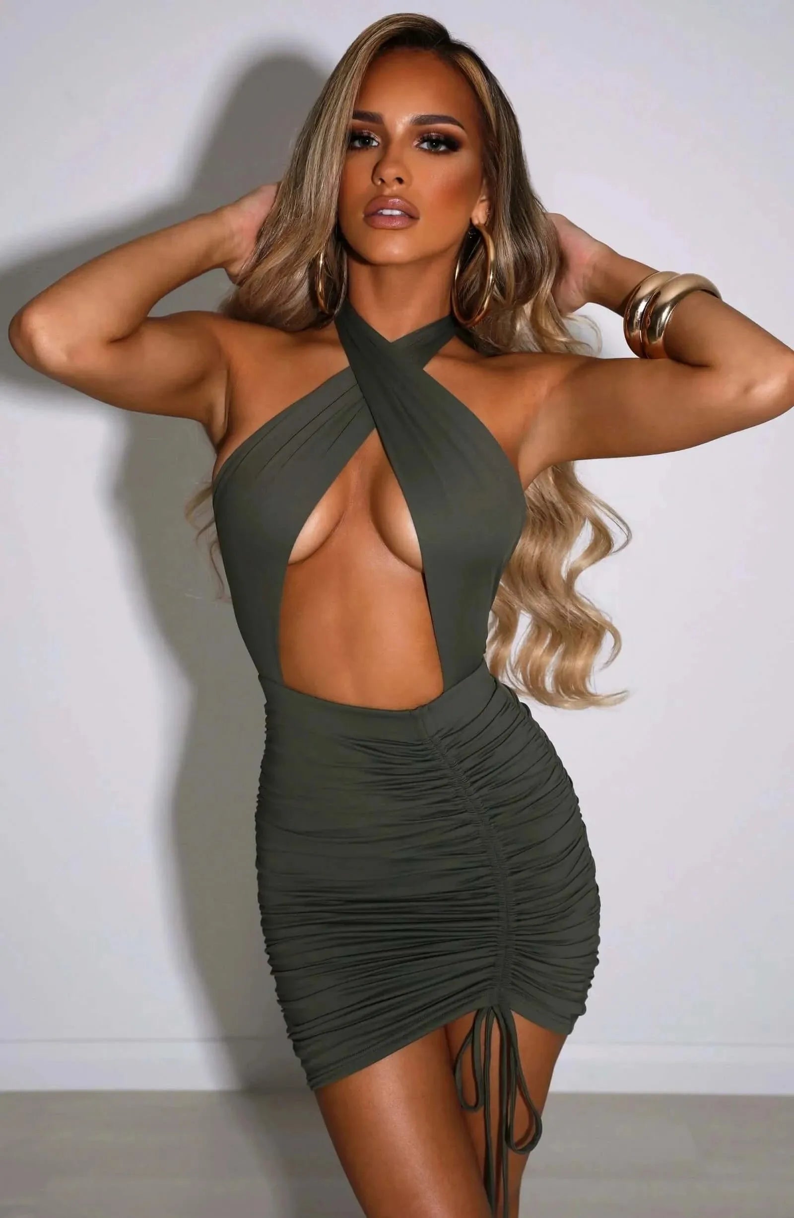 Dresses MARLINA HALTER MINI DRESS